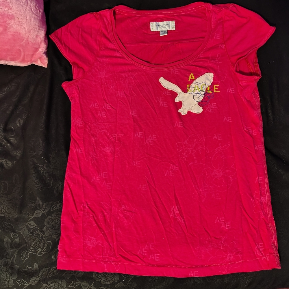 American Eagle Outfitters Kids Bright Red Tee